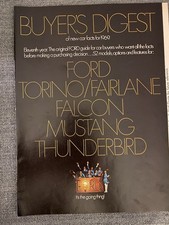 1969 Ford Buyers Digest Torino Mustang Falcon Thunderbird Sales Catalog Brochure picture