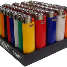 BIC Classic Maxi Pocket Lighters, Assorted Colors, 50+3-Count Tray of Lighters picture