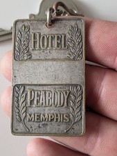 Original Peabody Hotel Memphis TN Tennessee Advertising Guest Room Key Fob #503 picture