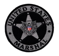United States Marshal 3.5 Inch Law enforcer Hook Patch picture