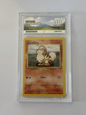 1999, Growlithe, #28, Base, ACE 10 picture