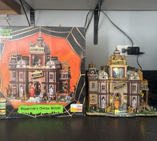 Lemax PHANTOM'S OPERA HOUSE Spooky Town Haunted Halloween Village Retired Read picture