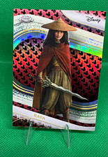 2025 Topps Chrome Disney Raya 2/28 Mickey Mouse Red & Black Refractor SSP #192 picture