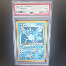 1999 Pokémon Fossil Articuno Holo #2/62 PSA 7 - Cert 164359286 picture