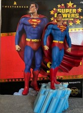 SUPERMAN SUPER POWERS EX VERSION STATUE 2 PORTRAITS 1/6 SCALE picture