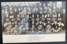 Mint USA Real Picture Postcard Chicago Cardinal National Football League 1947 picture