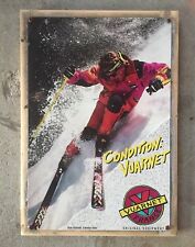 Squaw Valley Scott Schmidt California Ski Skiing Vintage 80's Vuarnet Poster USA picture