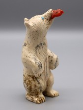 Dan Quam (d) Fishrock Serpentine Zuni Bear w/Fish Fetish picture