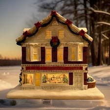 Hawthorne Village Norman Rockwell Christmas Village 5 & 10 Discount Store READ picture