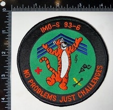 USAF US Air Force IMO-S 93-6 No Problems Just Challenges Patch picture