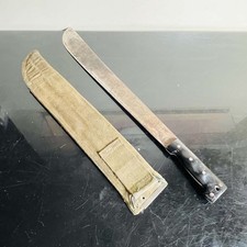 ORIGINAL WWII BRITISH B & W Ltd. AF/0100 1945 MACHETE JUNGLE KNIFE & SCABBARD picture