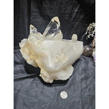 XL Clear Quartz Crystal Cluster (14 lb) picture