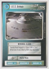 U.S.S. Brittain 1994 Premiere WB Star Trek CCG picture