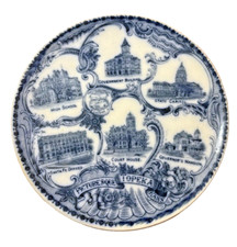 Vintage Topeka Kansas Wheelock England 7.5