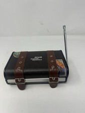 Vtg Baker Hughes Clock Radio, Tested Works, Flaws picture