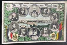 Mint Germany Picture Postcard the ring around warsaw picture