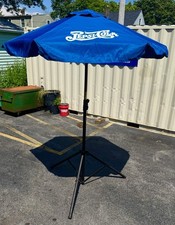 Pepsi Cola Foldable Patio Umbrella 7 Foot Tall Bar Restaurant New in Box picture