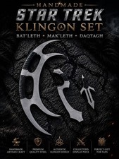 Handmade star Trek Klington set Bat'leth Mak'leth Daqtagh picture