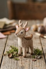 Handmade Felt Deer Ornament – Eco-Friendly Wool ornament picture