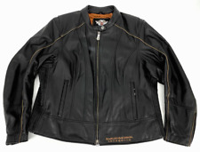 Women's Harley Davidson Leather Jacket Size 1W 105th Anniversary picture