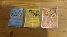 Pokemon Articuno Zapdos Moltres 30th Celebration Holo Promo Set MEP 096 097 098 picture