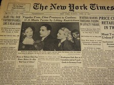 1951 APRIL 29 NEW YORK TIMES - ROBERT VOGELER RELEASED FROM PRISON - NT 1992 picture