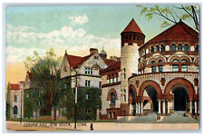 c1910 Osborn Hall New Haven Connecticut CT Antique Rotograph Co. Postcard picture