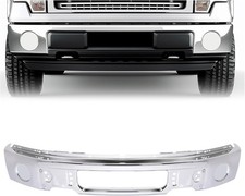 Front Bumper Face Bar Compatible with 2009-2014 Ford F150 F-150 W/O Fog Light Ho picture