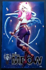 Miss Meow #8 Jenna Powell Battle Damage Trade METAL Destiny Variant MP5 LE5 picture