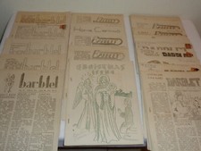 DeKalb Township High School 1940-1943 Barblet School Publication Lot - 32 Issues picture