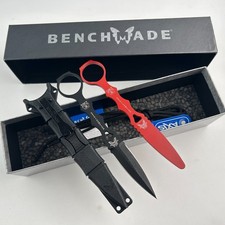 Benchmade SOCP Dagger 176BK-COMBO Black Sheath 440C Coated Fixed Blade Knife picture