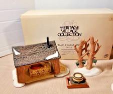 Dept 56 New England Village Series Mapple Sugaring 6589-7 RETIRED, Hard to Find picture