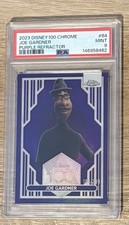 2023 Topps Disney 100 Chrome Joe Gardner #64 Purple Refractor /299 PSA 9 Soul picture