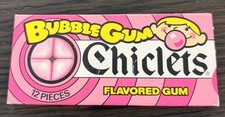 Vintage 1980’s BUBBLE GUM CHICLETS GUM Unopened New Old Stock picture