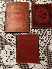 Three Early Souvenir Books Of Niagara Falls, NY. Late 1800’s ￼see Photos picture
