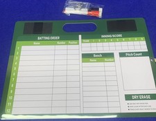 🔥Baseball Dry Erase Coaches Clipboard, Baseball Dry Erase Coaching Board picture
