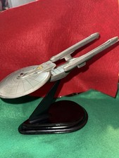 Star Trek USS Excelsior NCC-2000 Franklin Mint Pewter Ship Replica with Stand picture