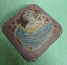 Vintage Antique Royal Complexion Powder The Royal Company Iowa City Hard Find picture
