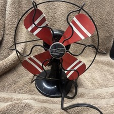 Vintage Westinghouse Whirlwind Desk Fan 9”Antique 420550 Works picture