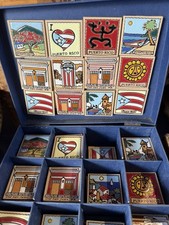 Puerto Rico Old San Juan Decorative Mini Tiles Souvenir Collectible picture