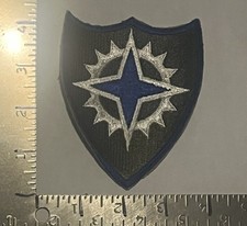 ORIGINAL WWII - U.S. 16th CORPS PATCH CUT EDGE No Glow White Back picture