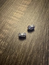 -SET OF 2- Genuine Pandora Silver Disney Mickey All Around Spacer Charm 791456CZ picture