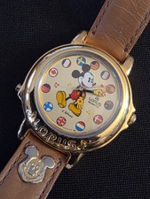 Vintage Lorus Musical Mickey Mouse 33mm Quartz Watch-New Battery WORKS GREAT  picture