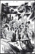 Transformers #32 Page 1 Original Comic Art picture