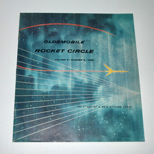 Vintage 1958 OLDSMOBILE ROCKET CIRCLE MAGAZINE Model 88 98 Dealer Sales Brochure picture