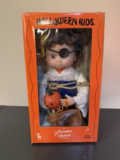 Vtg 90s Santas Best Halloween Kids Animated Pirate Costume Treat Doll Motionette picture
