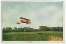 c1916-17 Mexican Border War - US Biplane Scouting Flight Over Mexican Border picture