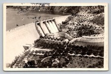 Ankara Cubuk Baraji Dam Turkey Real Photo Postcard RPPC 1950 Postmark picture