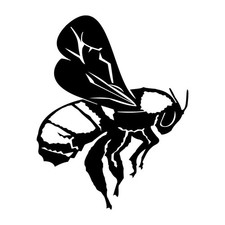 Bee Beekeeper Honey Beekeeping Decal Sticker Black Die Cut Vinyl picture