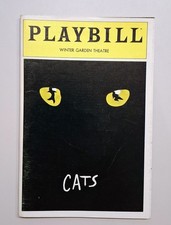 Cats Opening Night Playbill Betty Buckley Winter Garden Broadway 1982 picture